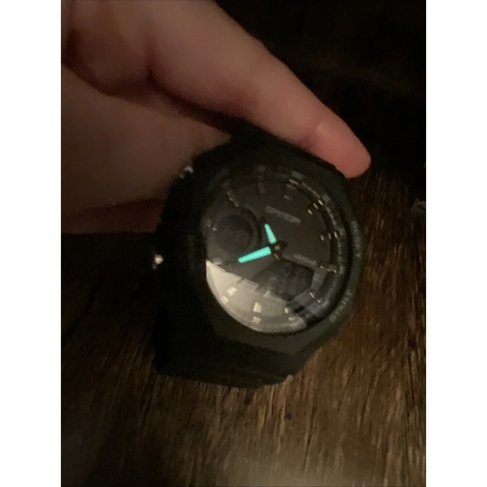 Samoa 6016 Watch With Green Indiglo Excellent Condition
